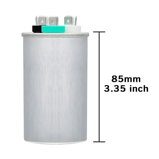 VEXUNGA 40/10 uF 40+10 MFD 370VAC or 440VAC Dual Run Start Round A/C Capacitor - Image 2