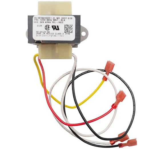 Supplying Demand 46-24124-06 HVAC Transformer 40 VA 120/24V Channel 2 Hole by SupplyingDemand