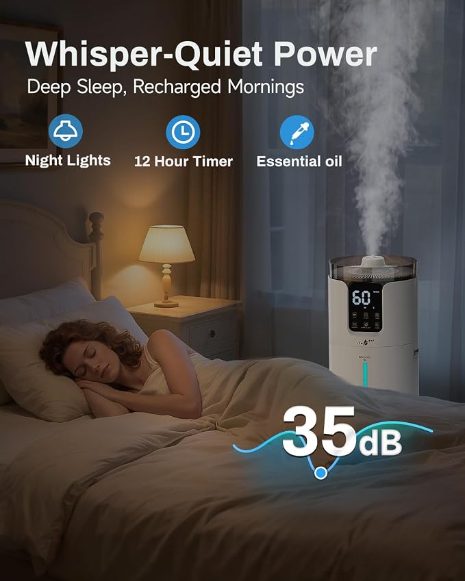Lacidoll 16L Smart Humidifier large room, Whole house Humidifier - Image 5