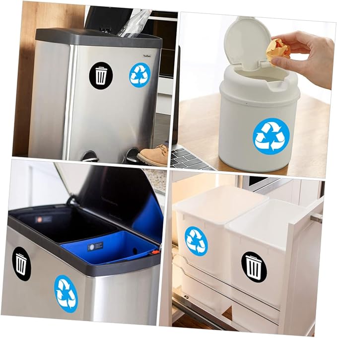 DECHOUS Reminding Waste Sorting Habits 6 Adhesive PVC Stickers - Image 9