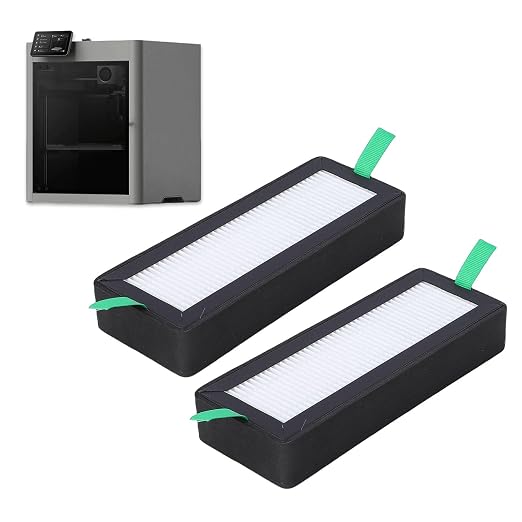 Eujgoov 2 Pcs 3D Printer Air Filter, Particulate Air 13 and Activated Carbon - Image 2