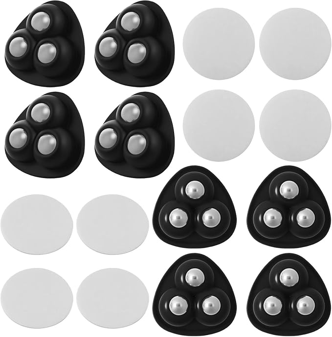 Homesweet Heavy-Duty Appliance Casters 8-Pack – 360° Rotating Furniture Sliders - Image 3