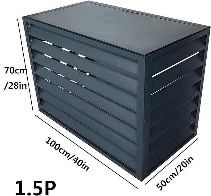Pool pump covers for outside units, outdoor garbage can enclosures, aluminum - Image 2