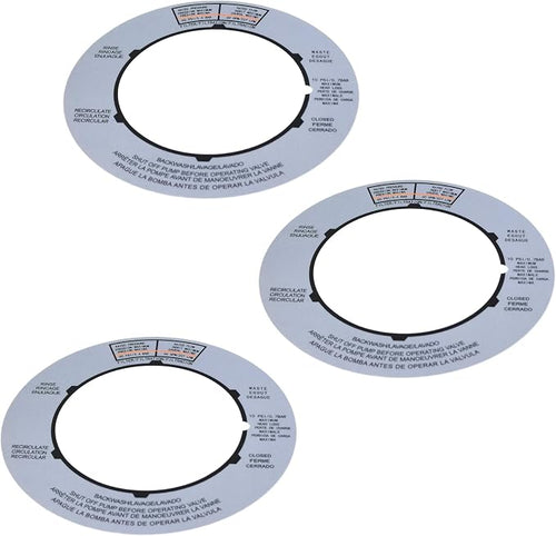 (3 Pack SPX0710G Label Plate Sticker Replacement by populargoods