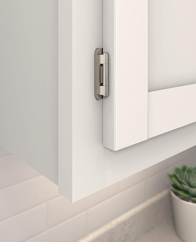 Amerock BPR871914 | Cabinet Hinge | 1/2 inch Overlay Single Demountable | - Image 2