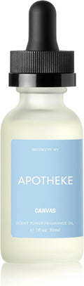 Apotheke Scent Tower Aromatherapy Diffuser Fragrance Refill, Canvas (30 ml) - Long-Lasting Perfume-Grade Essential Oil for Clean & Fresh Home, Office, Hotel & Large Rooms