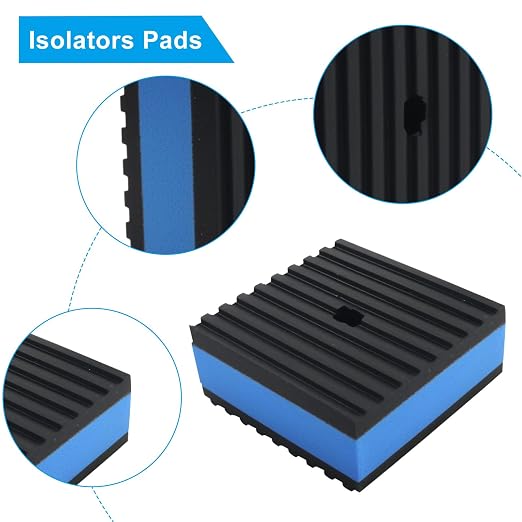 4pcs 2" x 2" x 7/8" Anti-Vibration Pads - Image 3