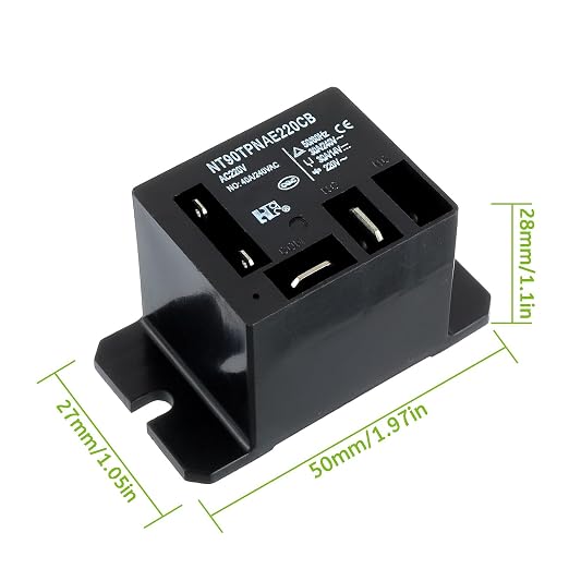 NT90-AC220V-8X Power Relay AC 220V Coil 30A 40A SPST - Image 2