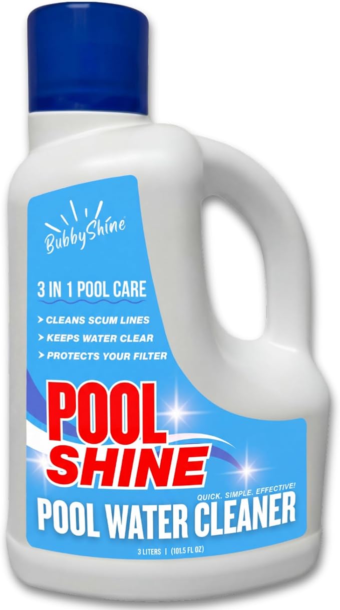 3-in-1 Pool Cleaner & Clarifier by BubbyShine