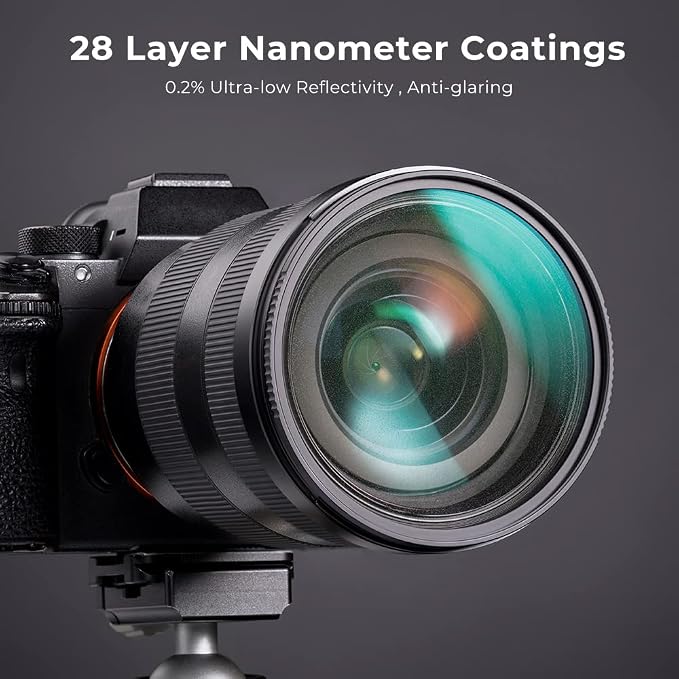 K&F CONCEPT 62mm Black Diffusion 1/2 Filter Mist Cinematic Effect Lens Filter - Image 3