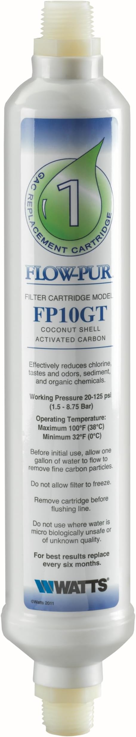 Flow-Pur GAC RV 10 IN Inline Filter by WattsPremier