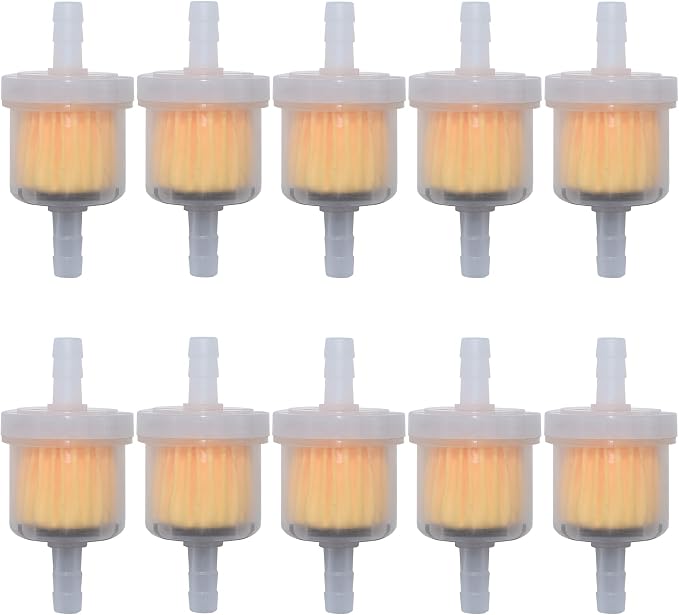 Universal 1/4 Inch Gas Inline Fuel Filters by SOCOMAN