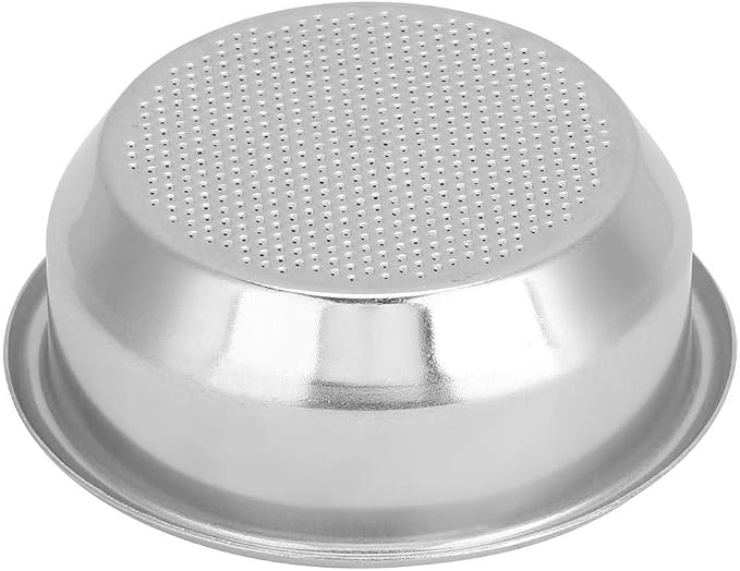 Fdit 58mm Stainless Steel Coffee Filter Basket Single Layer Double Doses Filter - Image 6