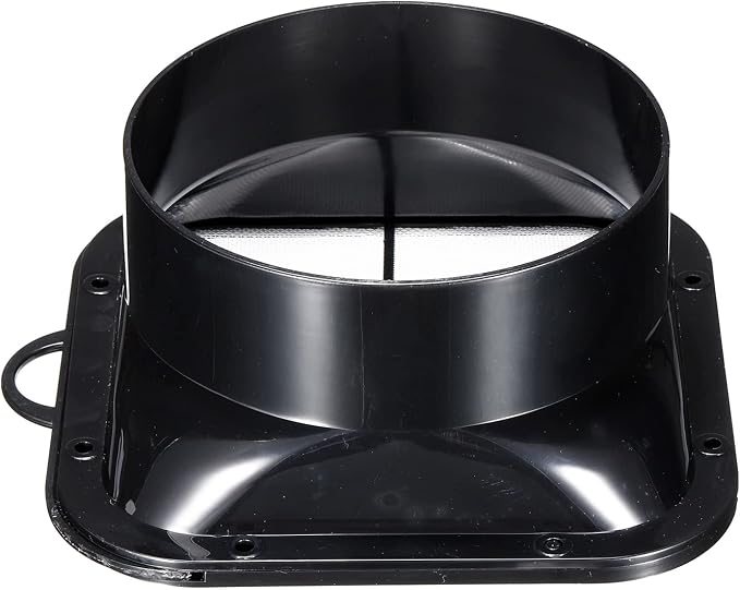 PATIKIL 6" Duct Connector Flange, Exhaust Hose Flange ABS Ventilation Duct - Image 3
