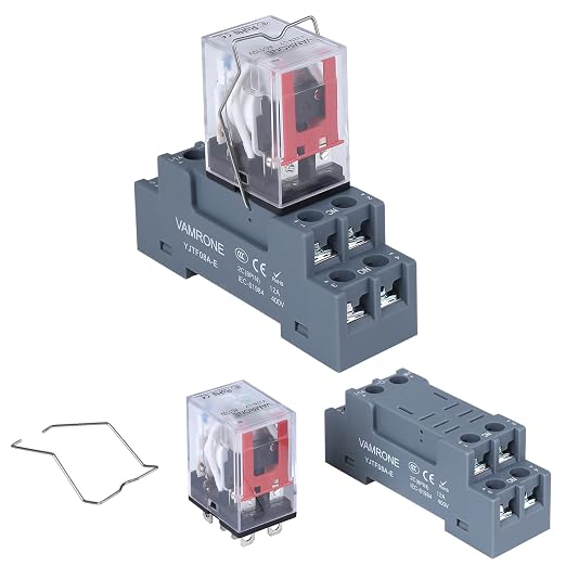 Electromagnetic Power Relay, 8-Pin 10A 110/120 AC Relay Coil - Image 2