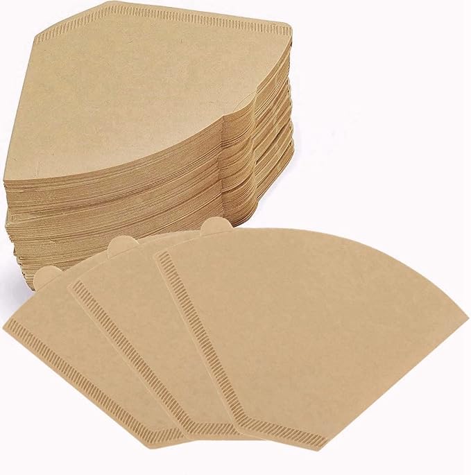 Coffee Filter #2, Cone Coffee Filter 2-4 Cups, Disposable Coffee Filters Paper by WelcometoBuRuiJi