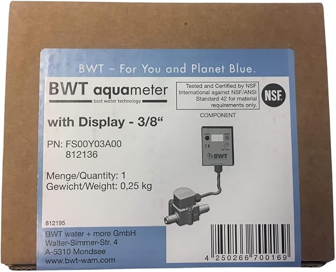 BWT Aquameter LF Water Filter Meter 3/8" - Image 5