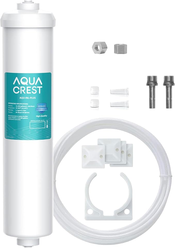 AQUACREST 5 years In-Line Water Filter by AQUACREST