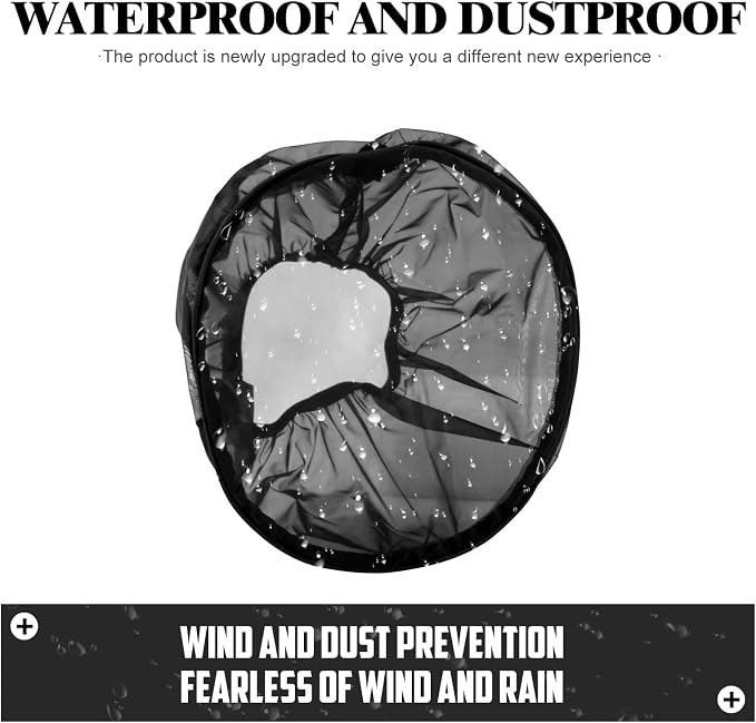 Waterproof Air Filter Rain Sock Motorcycle Dustproof Cold Air Intake Protective - Image 5