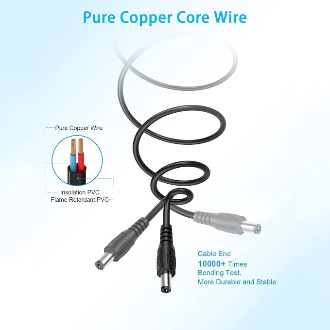 12V 2A AC Power Adapter for Levoit Core Mini Air Purifier | Compatible - Image 5