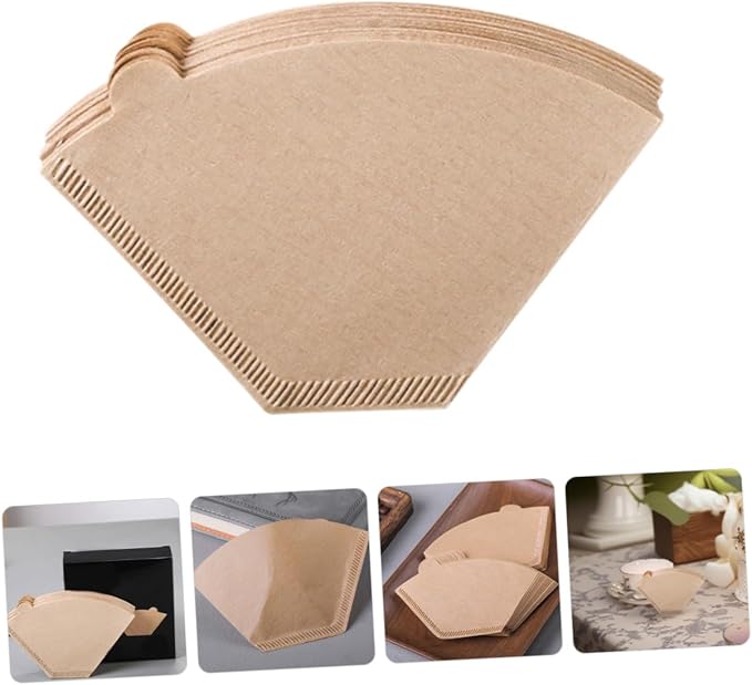 200pcs Unbleached Coffee Filter Papers - Image 9