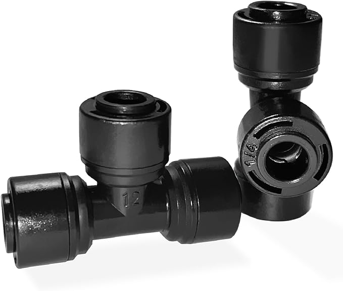 20 Pack Quick Connect 1/4" Drip Irrigation Tee Connectors, Universal Tee Fitting by WelcometoSpalolen