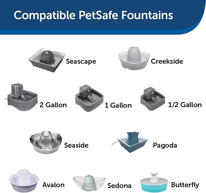 PetSafe Drinkwell Avalon & Pagoda Fountain Activated Carbon Filters - Image 2