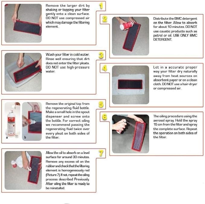 BMC Automotive Air Filter Complete Wash Kit - Image 8