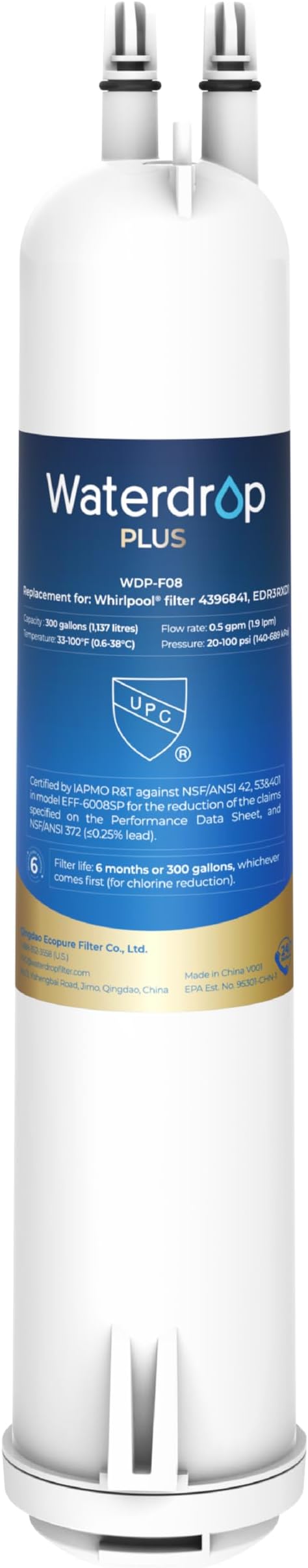 Waterdrop Plus EDR3RXD1 Replacement by Waterdrop