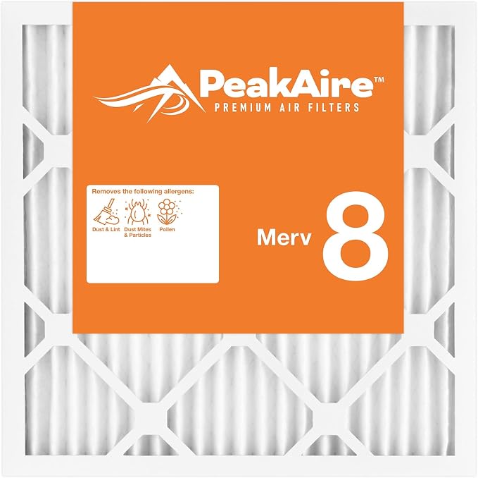 Merv 8 Basic 20" x 20" x 1" Air Filter by PeakaireFIlters