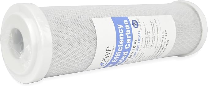 High Efficiency Activated Carbon Water Filter Cartridge 5 Micron Fits Standard - Image 2