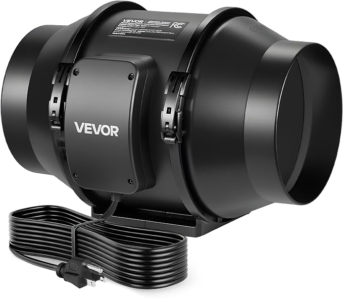 VEVOR Inline Duct Fan, 6-Inch 380 CFM by VEVOR