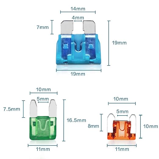 282Pcs-Car Fuses Assortment Kit, Blade-Type Automotive Fuses, Automotive - Image 3