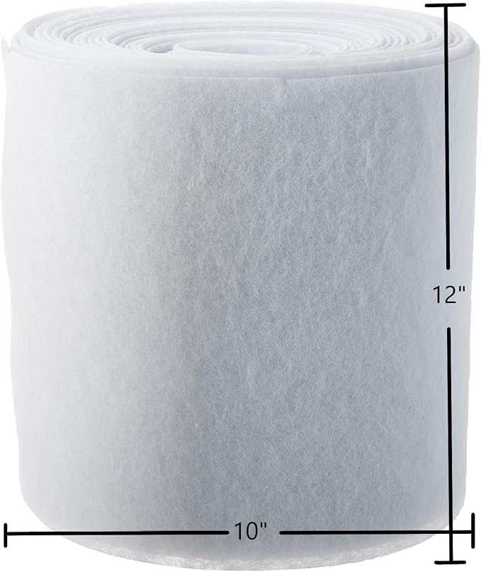 NORTHWEST ENTERPRISES Vent Filters Media Roll, 25ft x 12in x 1/8in Cut to Fit - Image 2