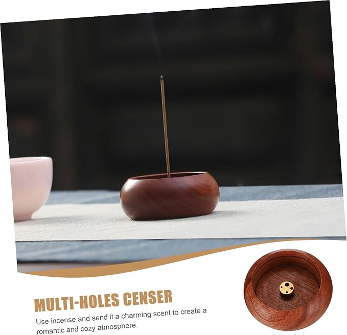 BESPORTBLE Incense Burner Decorative Tray Bowl-Shaped Censer - Image 4