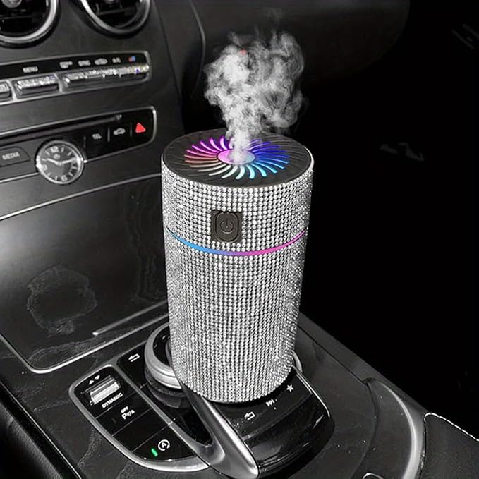 Luxury Rhinestone Car Diffuser Humidifier - Image 6