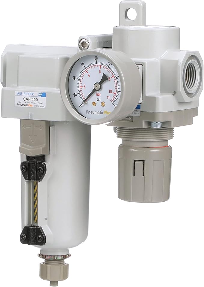 PneumaticPlus SAU420-N06G-MEP Compressed Air Filter Regulator Combo 3/4" NPT - Image 3