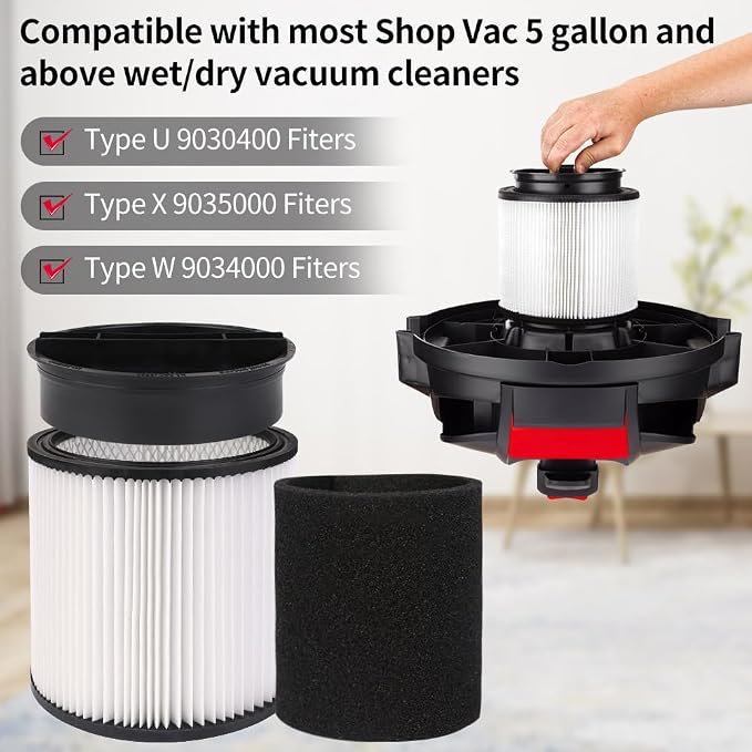 90304 Replacement HEPA Cartridge Filters - Image 2