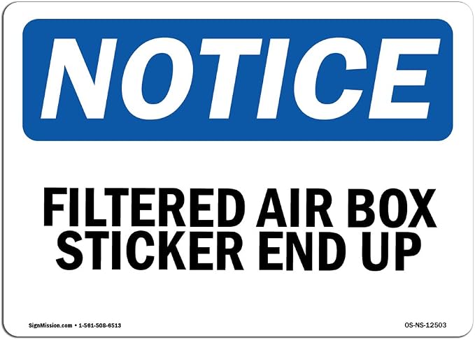 OSHA Notice Sign by SignMission