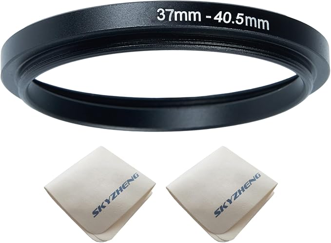 37mm Lens to 40.5mm Camera Lens Adapter 37mm to 40.5mm Step Up Ring Adapter Ring by SKYZHENG