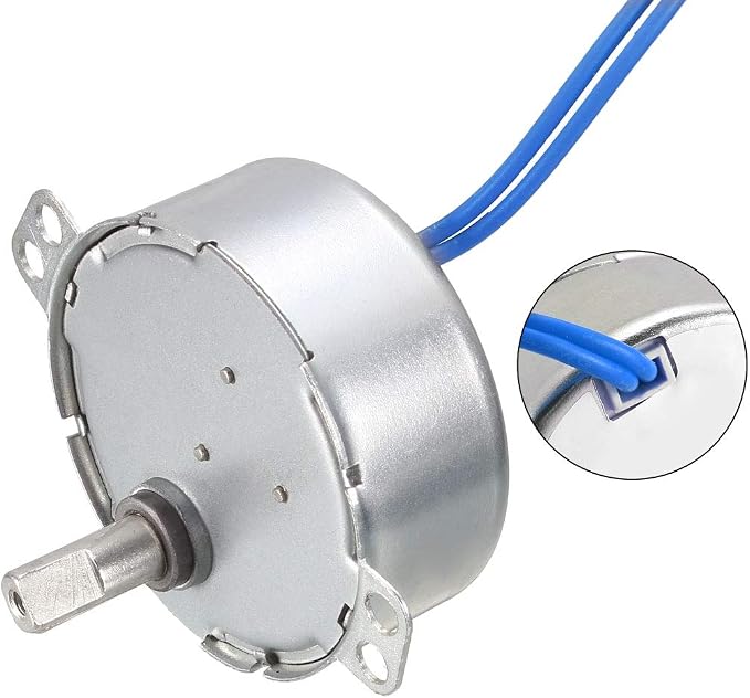 uxcell Synchronous Motor AC 100-127V 20-24RMP 50-60Hz 4W Double Flat Shaft - Image 4