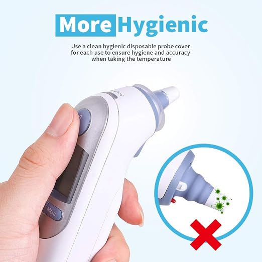 200X Ear Thermometer Probe Covers Lens Filters Refill Caps - Image 3