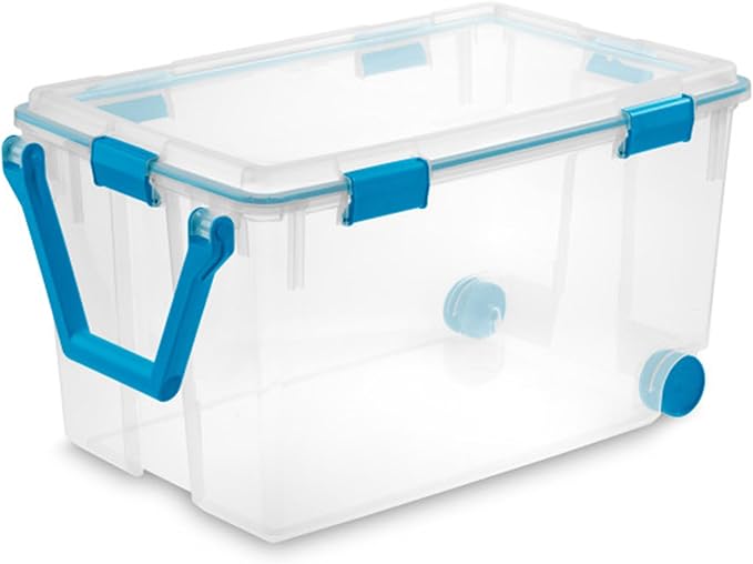 Sterilite 9-Pack Gasket Box, Weather-Resistant Storage Bins - Image 2