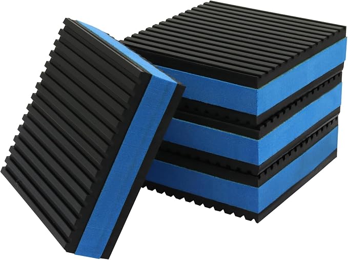Waziaqoc 4 Pack Anti Vibration Pads, Air Conditioners, Washer Dryer by Unknown