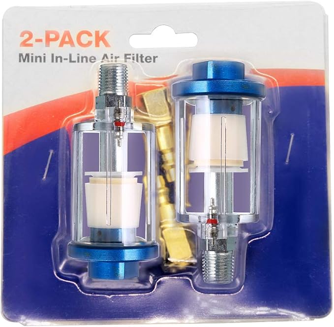 beduan Water Oil Separator Filter, 1/4" NPT Male and Female Thread Spray Gun - Image 6