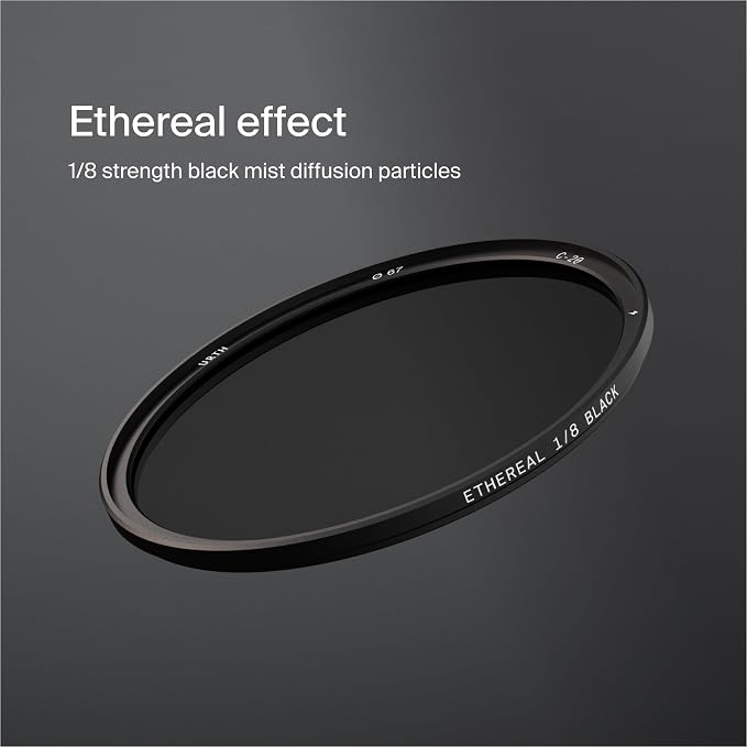 Urth 67mm Magnetic Ethereal Black Mist ⅛ Diffusion Lens Filter - Image 2