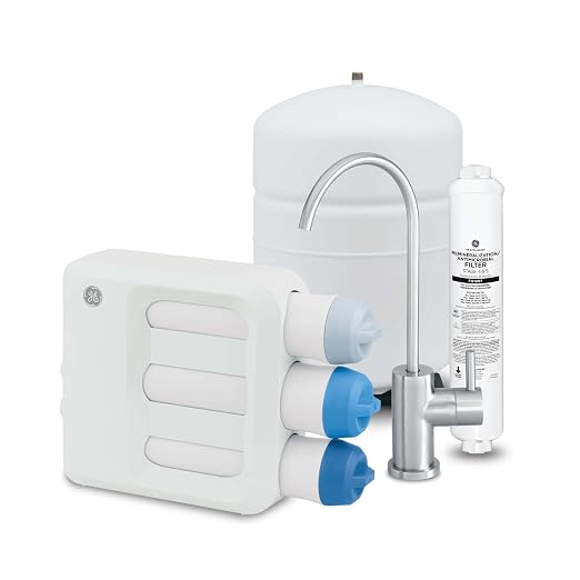 GE 5-Stage Reverse Osmosis Under Sink Water Filtration System by GEAppliances