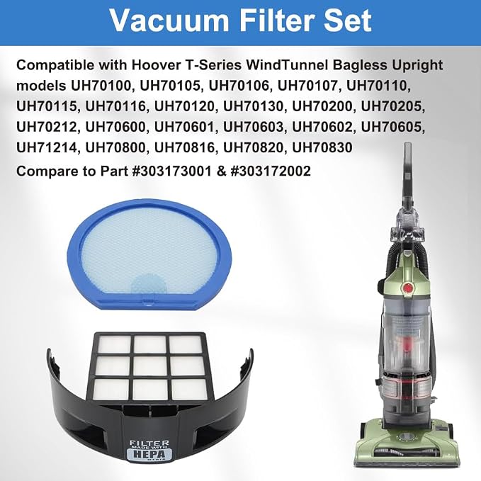 6 Pack Vacuum Filter Set Compatible - Image 2