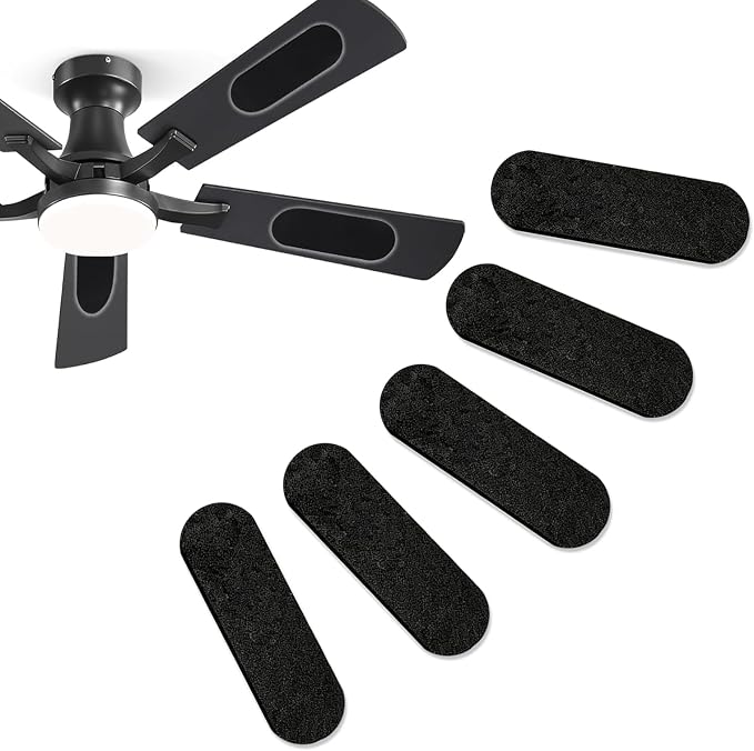 Fanluter Ceiling Fan Filters for Blades 5 Pack, Activated Carbon Ceiling Fan by Fanulter