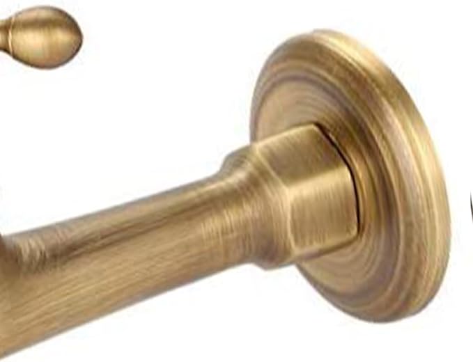 European Style Vintage Wall Mounted Faucet, Solid Brass, G1/2", Single Cold Water Tap for Kitchen Sink, Mop Pool, Antique Brass Finish